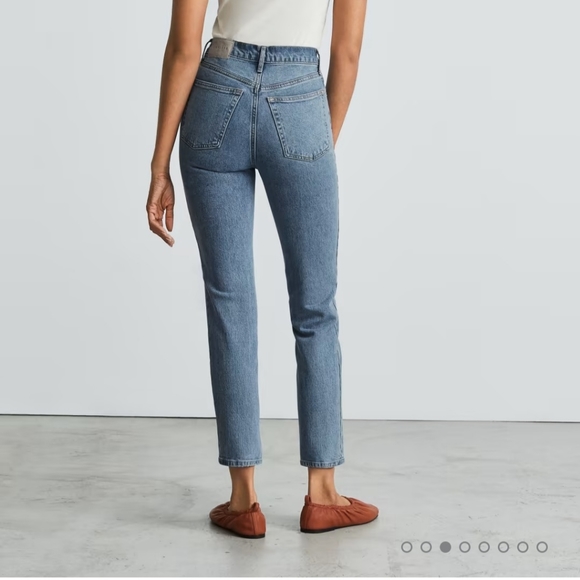 Everlane The Original Cheeky Jean Sz 24 Ankle Color Stone-Wash Sky - Picture 4 of 13